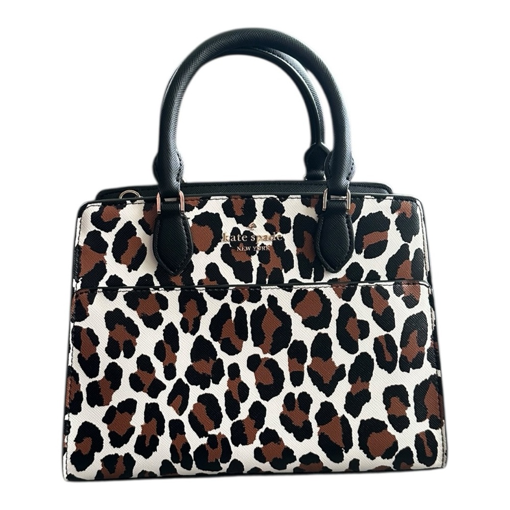 Kate Spade Madison Spotted Leopard Small Satchel Purse